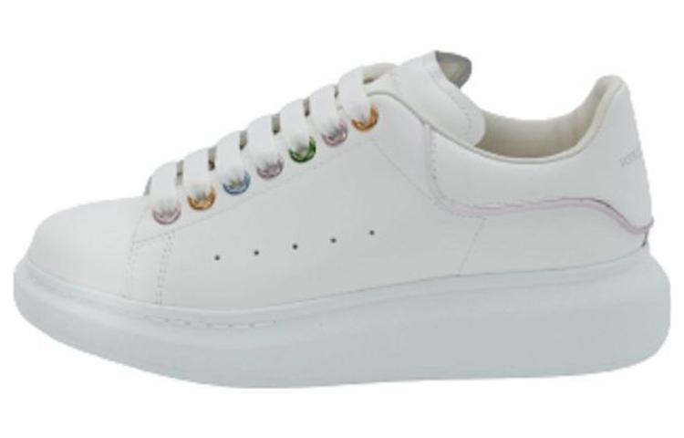 Alexander McQueen Oversized Sneakers 'White Metalic Eyelets' Women's
