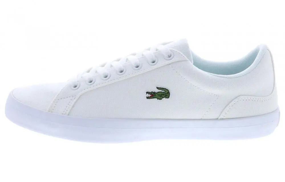 LACOSTE Lerond BL 2 Slip Resistant Low top Skateboard Shoes Men's White