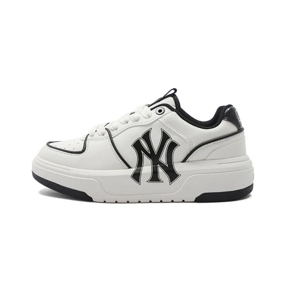 MLB Chunky Liner Abrasion Resistant Low Top Skateboard Shoes Unisex Black Pink