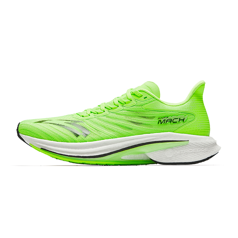 Anta MACH 4.0 Low Top Nitrogen Technology Training Running Shoes Men's Digital Green
