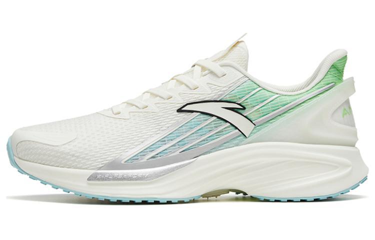 Anta A Grip Pro Anti Slip Wear Resistant Low Top Casual Running Shoes Men's White Green