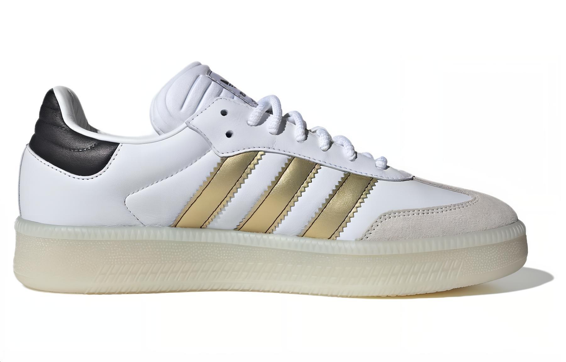 Adidas Su Yiming X Samba XLG White Gold Black