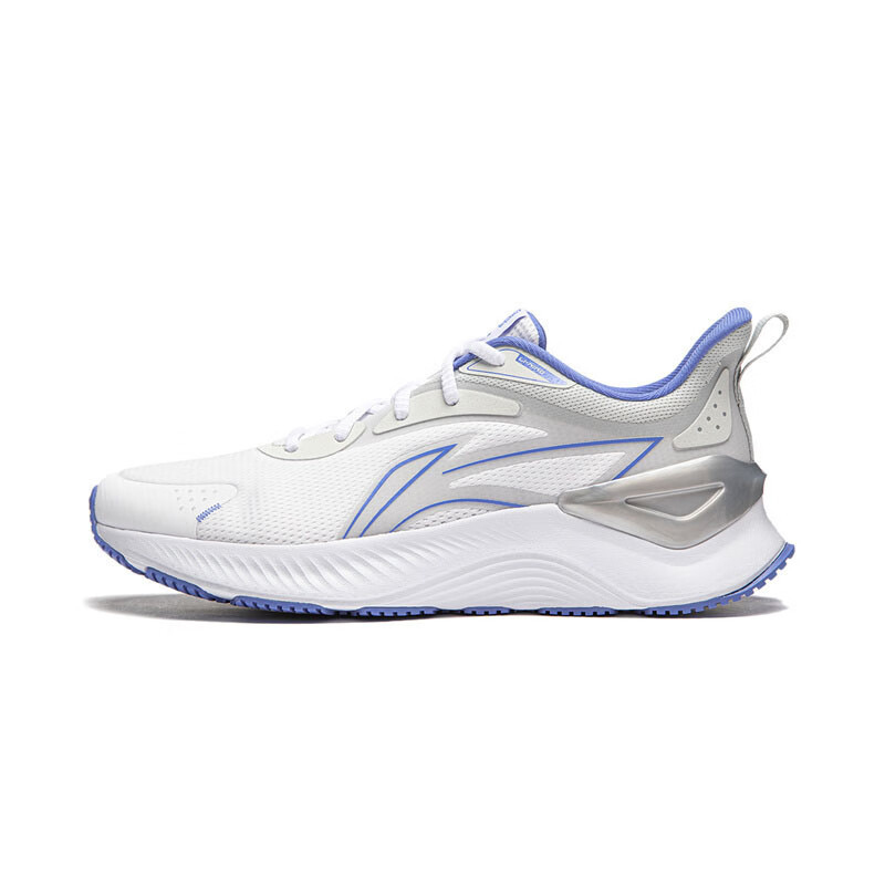 LiNing YueYing 3.0 Cushioning Slip Resistant And Breathable Low Top Running Shoes Men's White Blue