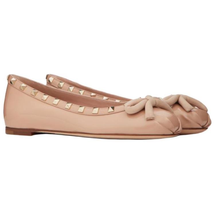 Valentino Garavani Rockstud Slip-On Ballerina Shoes Women's