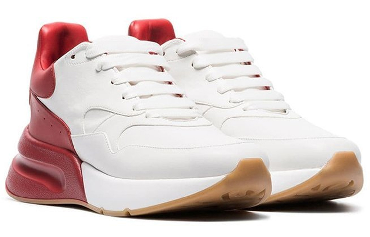 Alexander McQueen Oversized Sneakers 'White Lust Red'