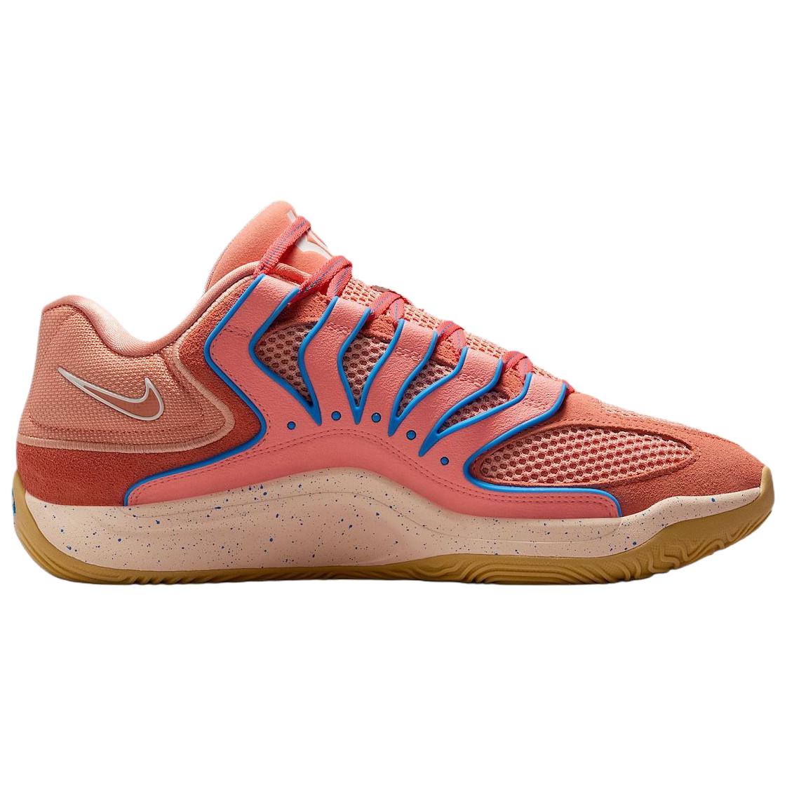 Nike KD 18 Abrasion Resistant Low top Basketball Shoes Men's Atomic Pink