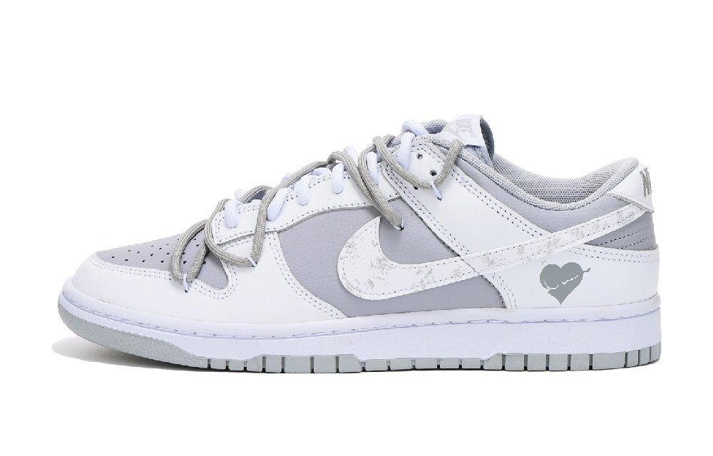 Nike Dunk Low Retro Anti-Slip Wear-Resistant Low-Top Skateboard Shoes Men's Gray