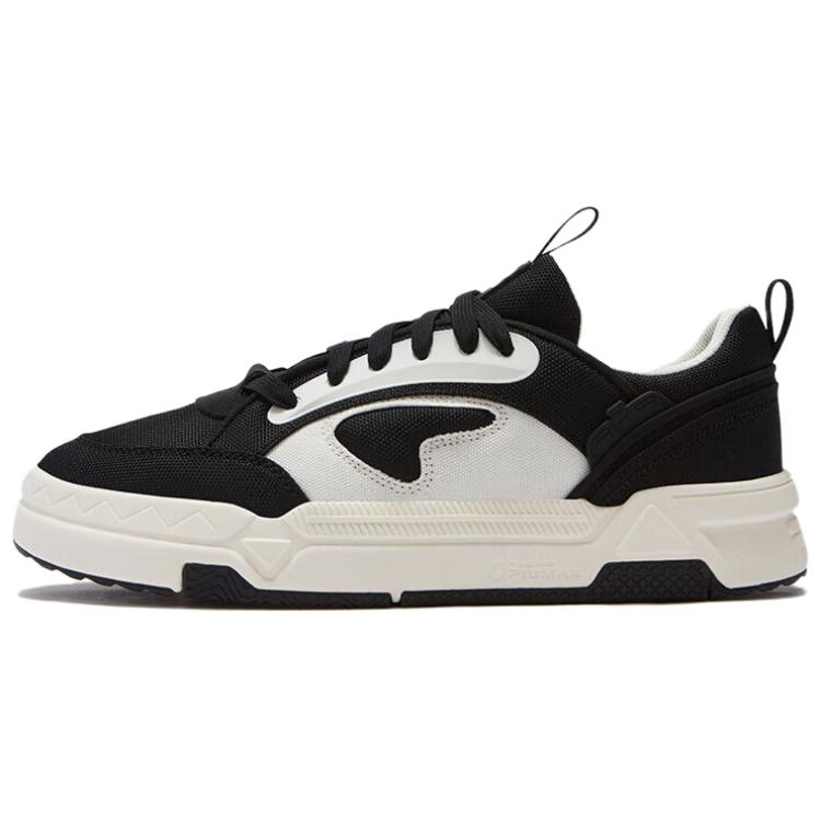 FILA FUSION BANK DX Low Top Skateboard Shoes Men's Black White