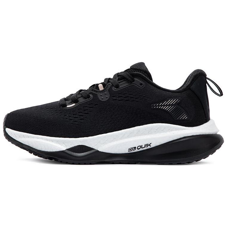 361° Red Flame 4 Slip-Resistant Breathable Low-Top Casual Running Shoes Women's Black White