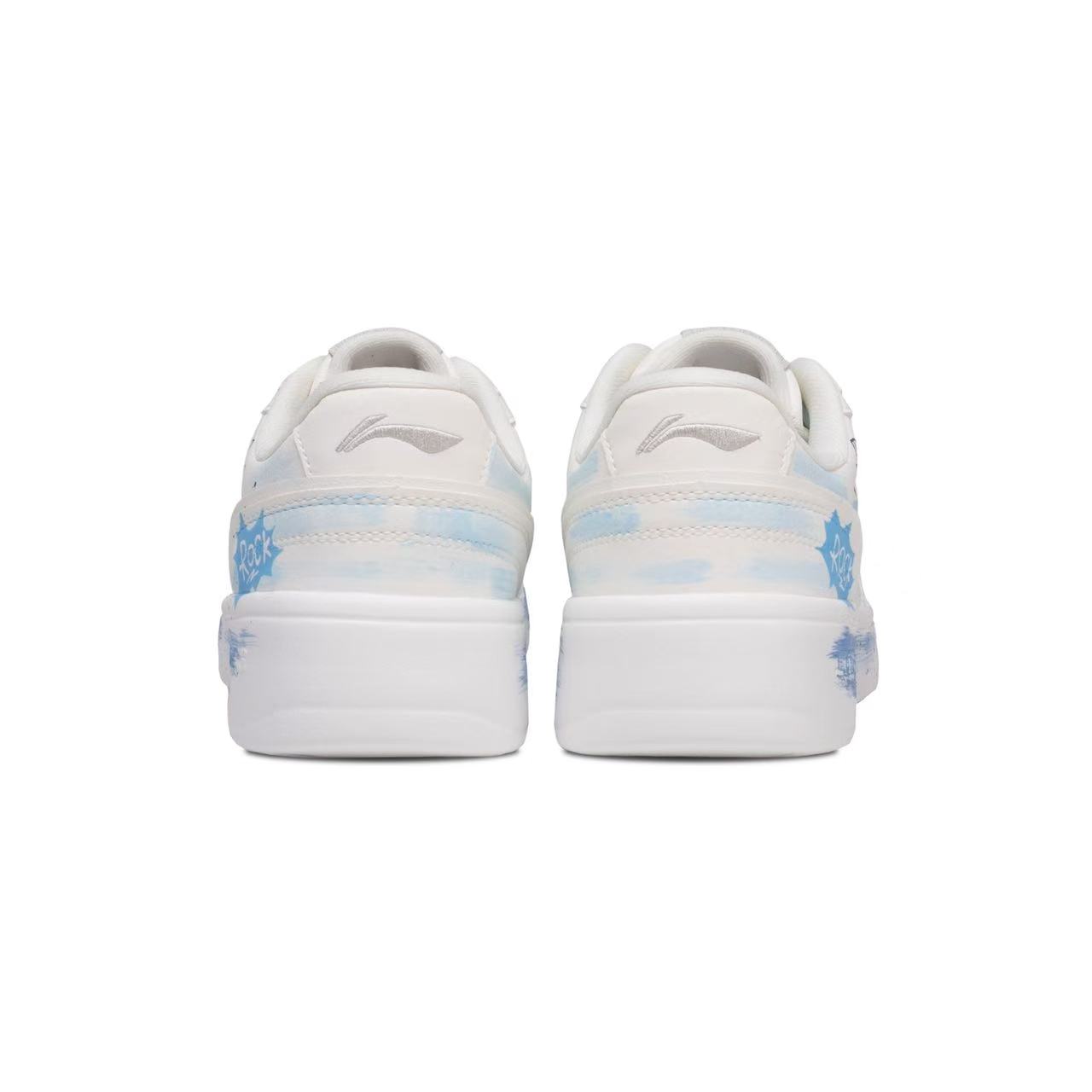 LiNing Su Waterproof And Quick Dry Low Top Skateboard Shoes Women's White Blue купить в интернет-магазине Yoocart с быстрой доставкой по России.