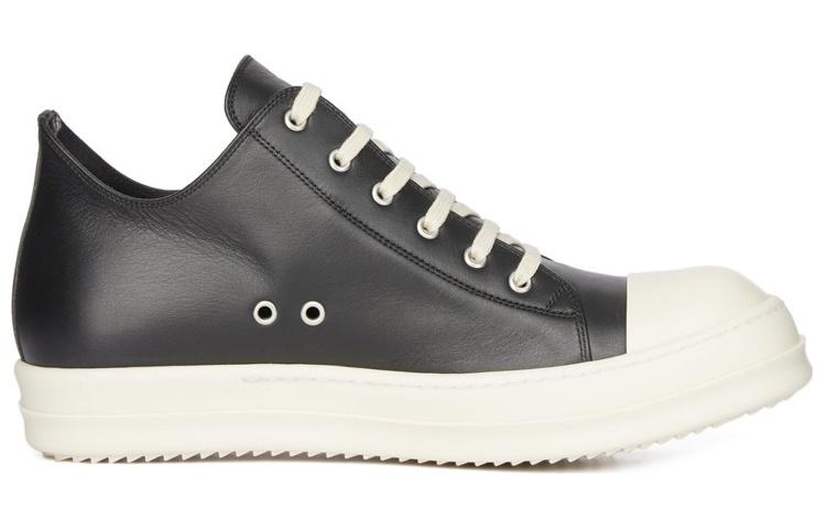 RICK OWENS Rubber-toecap Leather Sneakers купить в интернет-магазине Yoocart с быстрой доставкой по России.