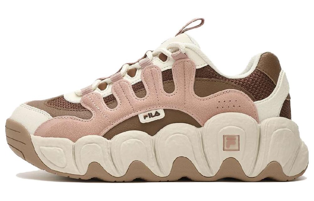 FILA Croissant Chunky Sneakers 'Pink Brown' Women's