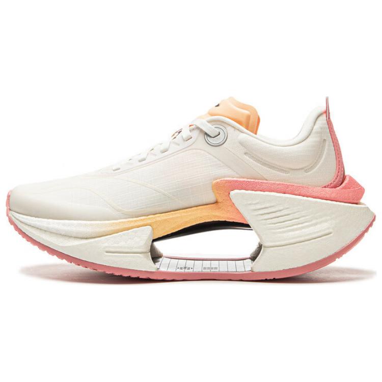 LiNing Shadow 3 ESSENTIAL Cushioning Support Rebound Low Top Running Shoes Women's Beige Pink
