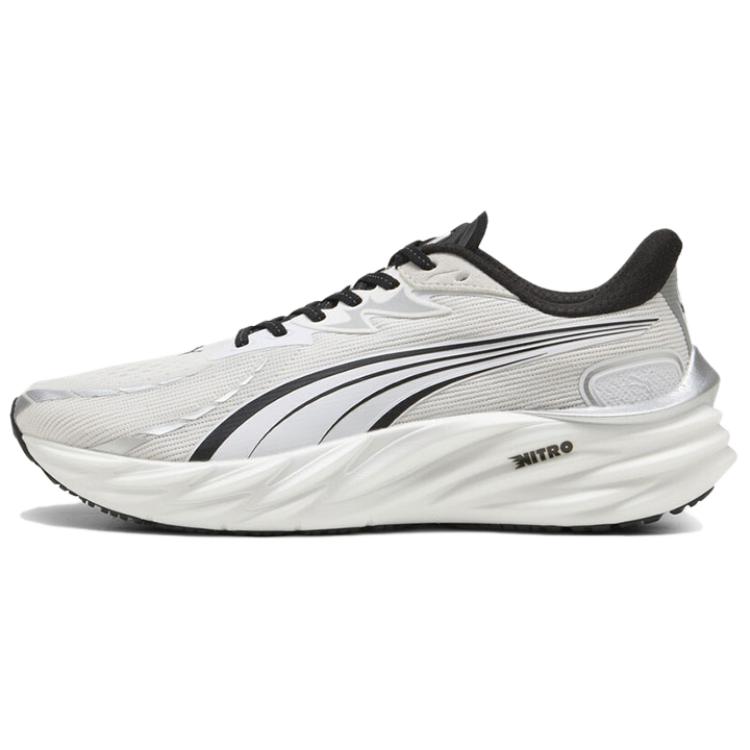 PUMA Velocity NITRO 4 Abrasion Resistant Low top Running Shoes Men's White