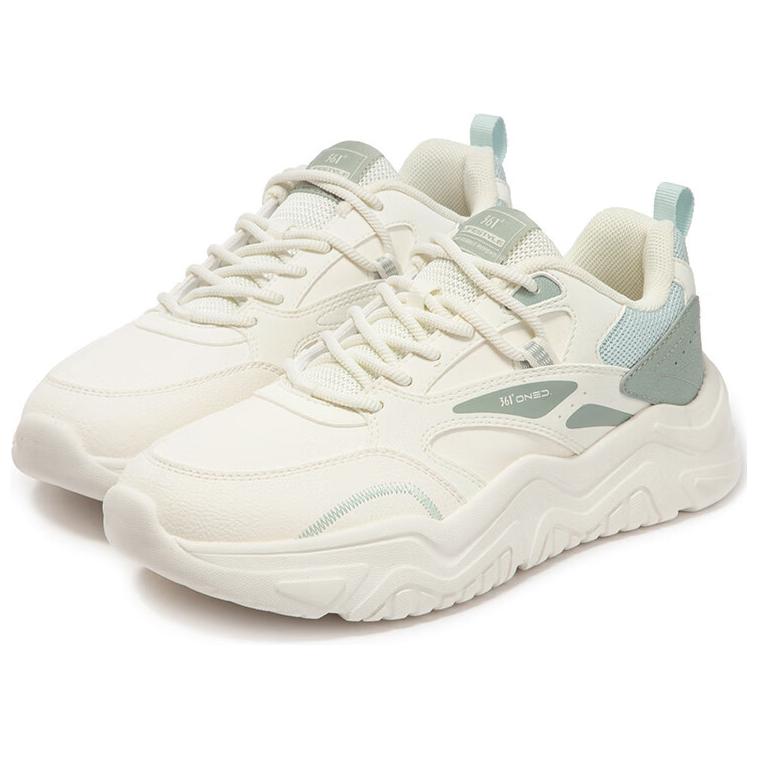 361° Cushioning, Breathable, Height Increasing Low top Casual Shoes Women's White Green купить в интернет-магазине Yoocart с быстрой доставкой по России.