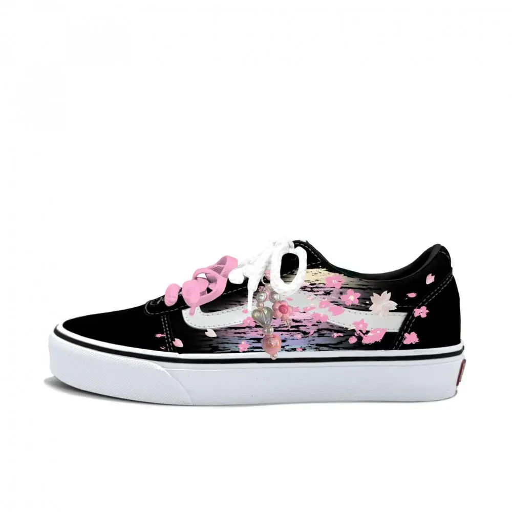 Vans Ward Abrasion Resistant Low Top Skateboard Shoes Women's Pink