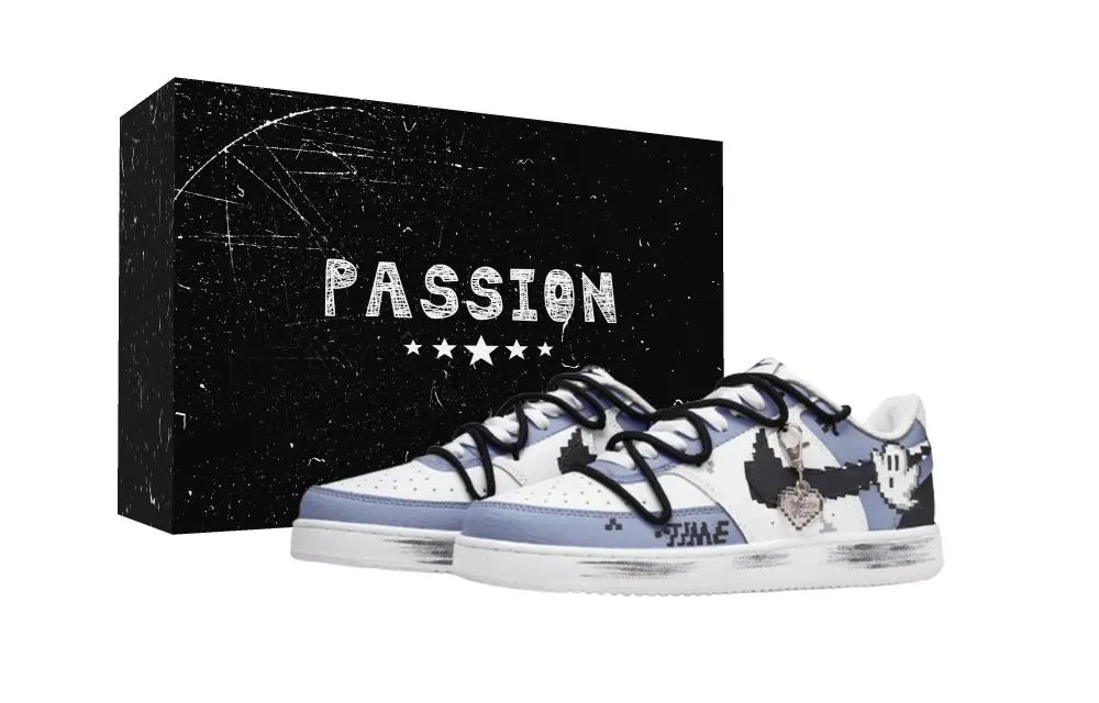 Nike Court Vision 1 Ocean Guardian Box Abrasion Resistant Low top Skateboard Shoes Unisex Blue White
