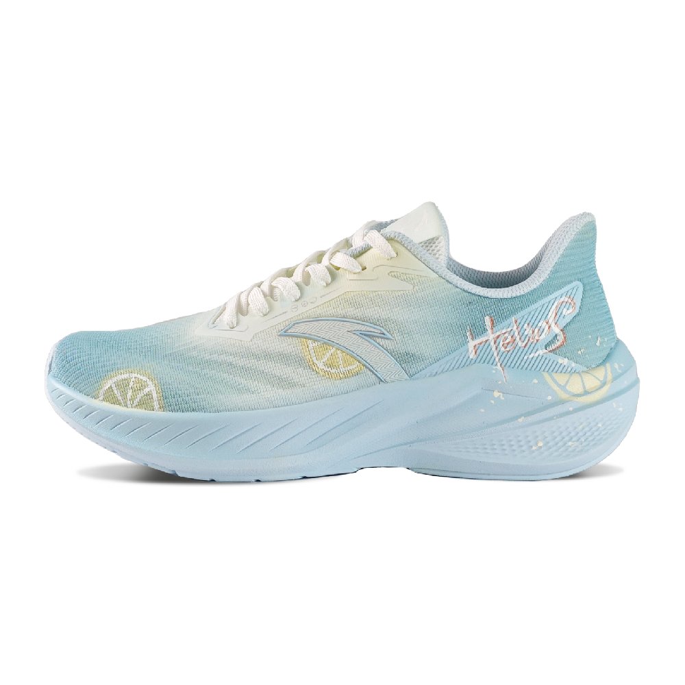 Anta Lingwind Slip Resistant Lightweight Height Increasing Low Top Casual Running Shoes Women's Blue