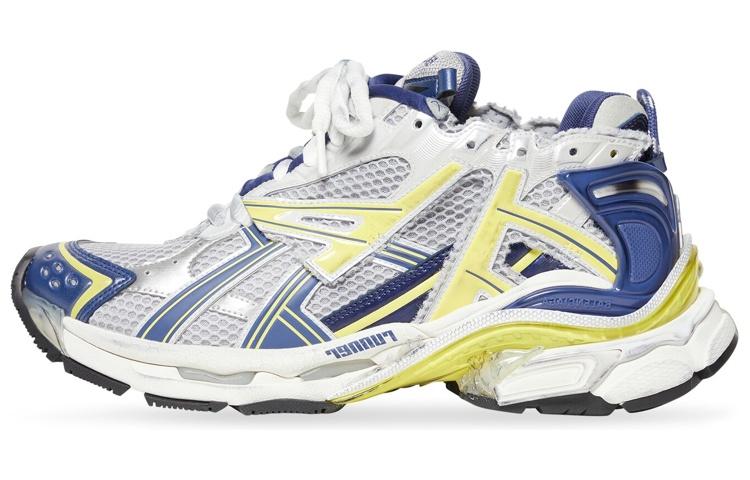 Balenciaga Runner White Blue Yellow Grey Black