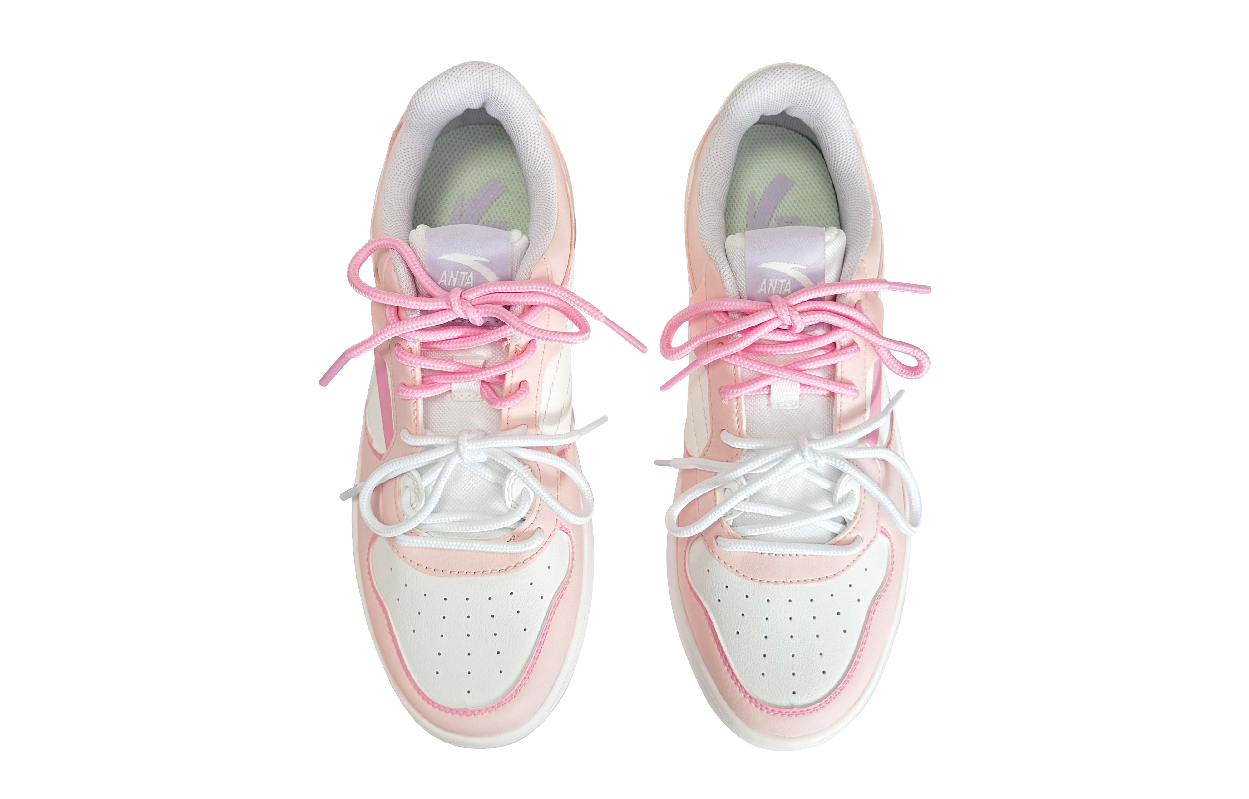 Anta Life Collection Slip-Resistant Cushioning Low-Top Skateboard Shoes Women's Pink White купить в интернет-магазине Yoocart с быстрой доставкой по России.