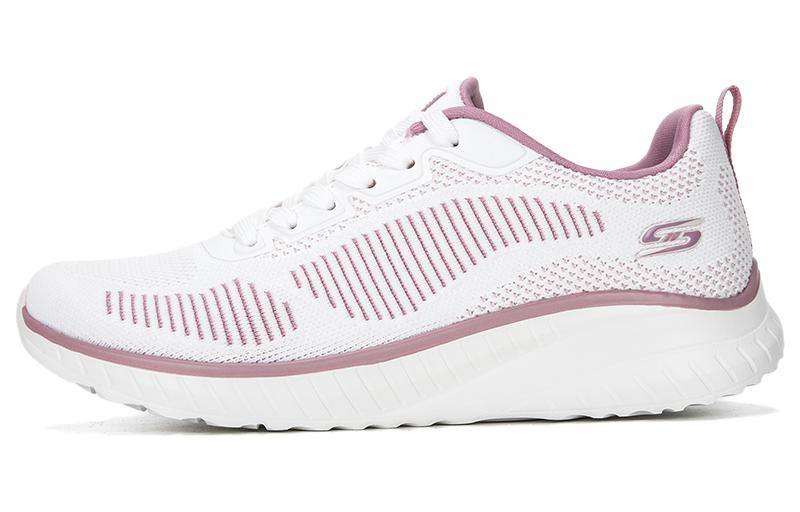 Skechers BOBS SQUAD CHAOS Casual Shoes Women's Low-Top White/Pink