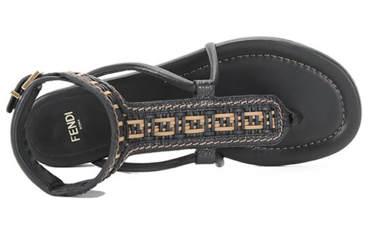 FENDI One Strap Sandals Women's Black купить в интернет-магазине Yoocart с быстрой доставкой по России.