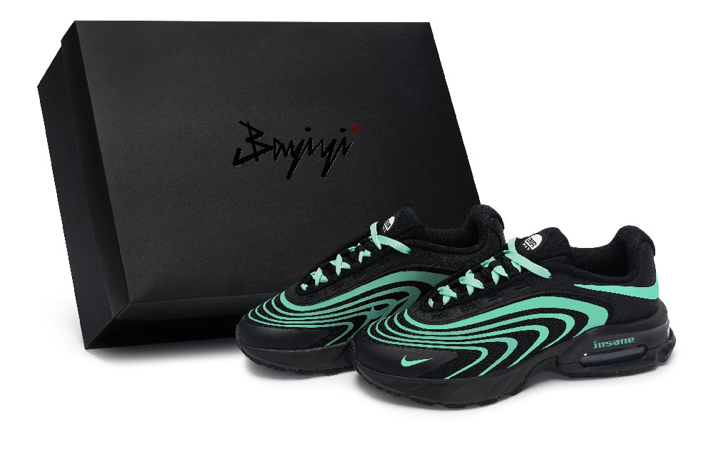Nike Air Max Fire 811 Manufacturing, Sky, Special Shoe Box Abrasion Resistant Low Top Casual Shoes Men's Black Green