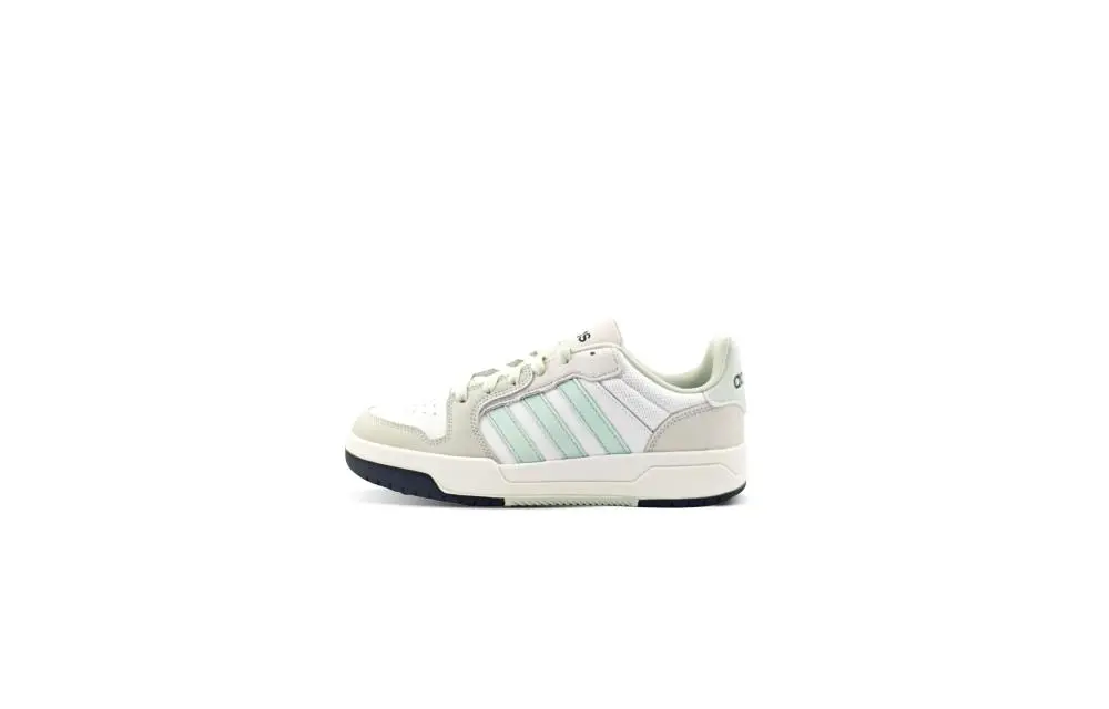 Adidas Neo Entrap Abrasion Resistant Low Top Skateboard Shoes Unisex White Green