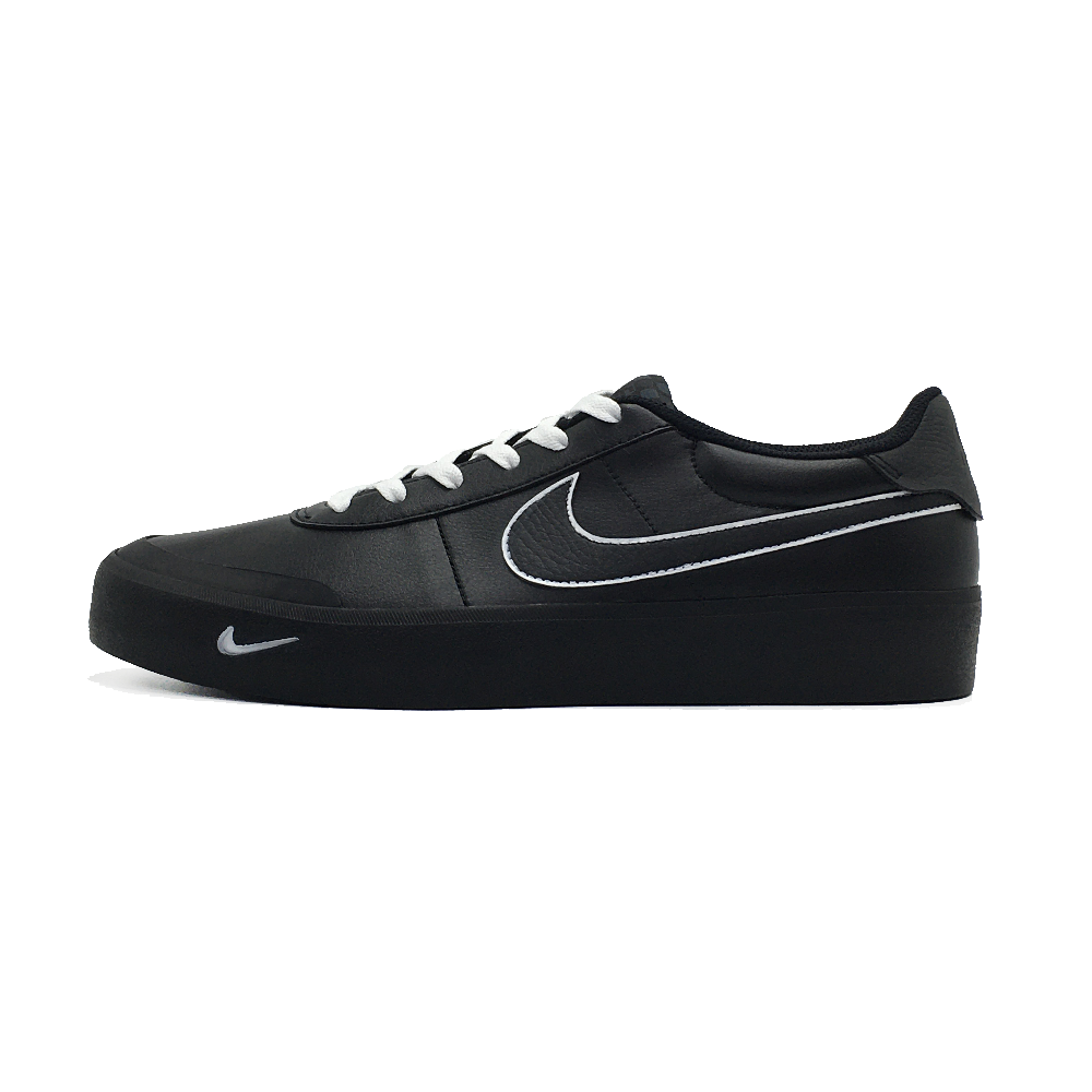 Nike Court Shot Black Or White Wear resistant And Lightweight Low Top Skateboard Shoes Unisex Black