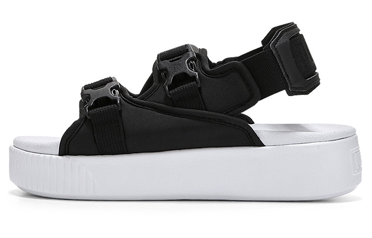 PUMA Platform Slide Ylm 19 'Black White' Women's