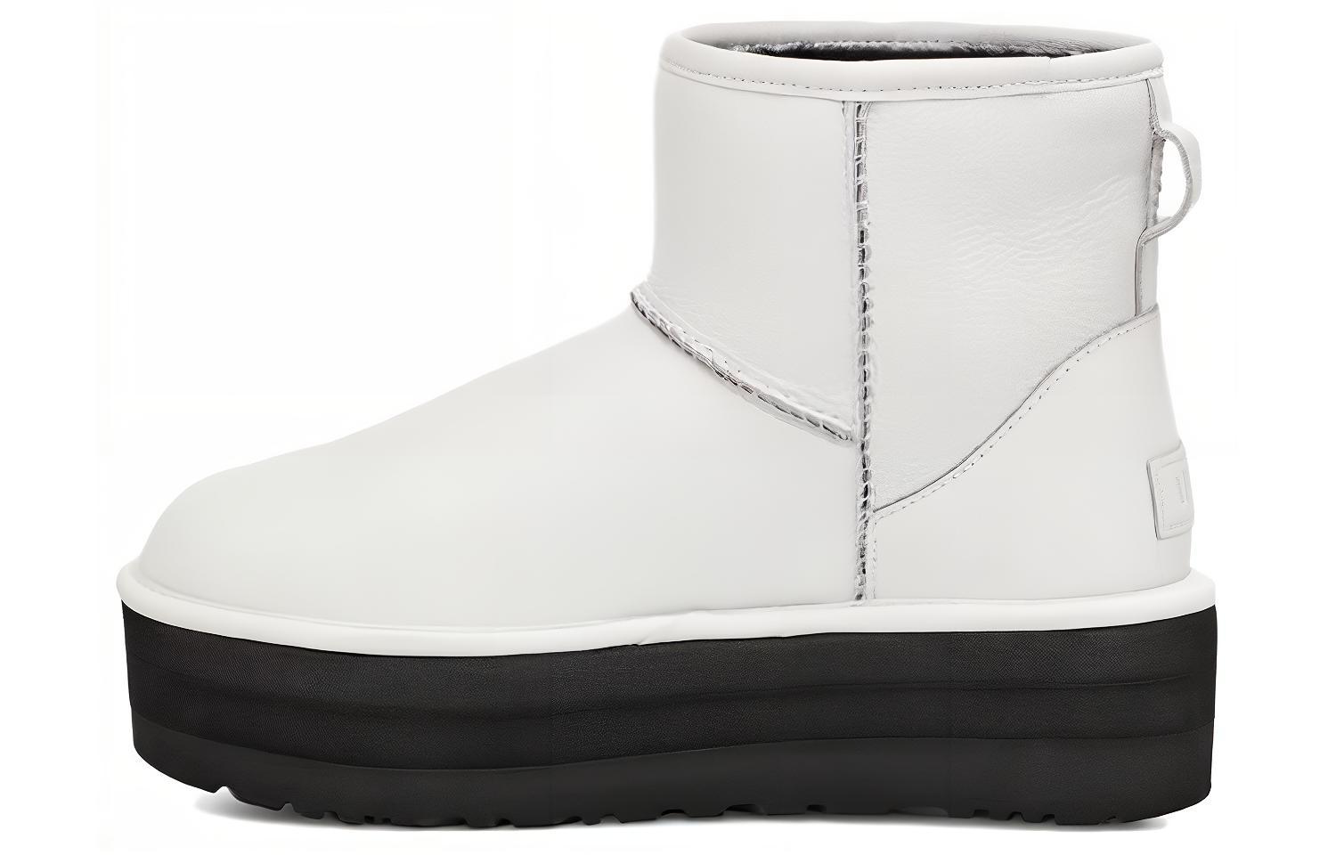 UGG Classic Mini Platform Matte Boot 'Ultra Matte White' Women's
