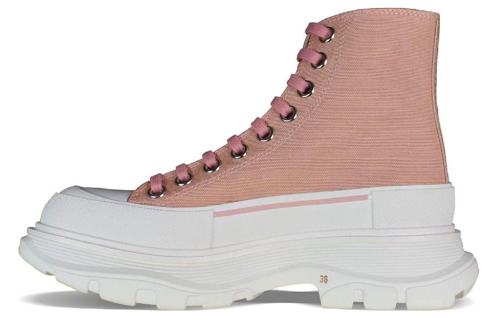 Alexander McQueen Tread Slick Boot Magnolia White Women's