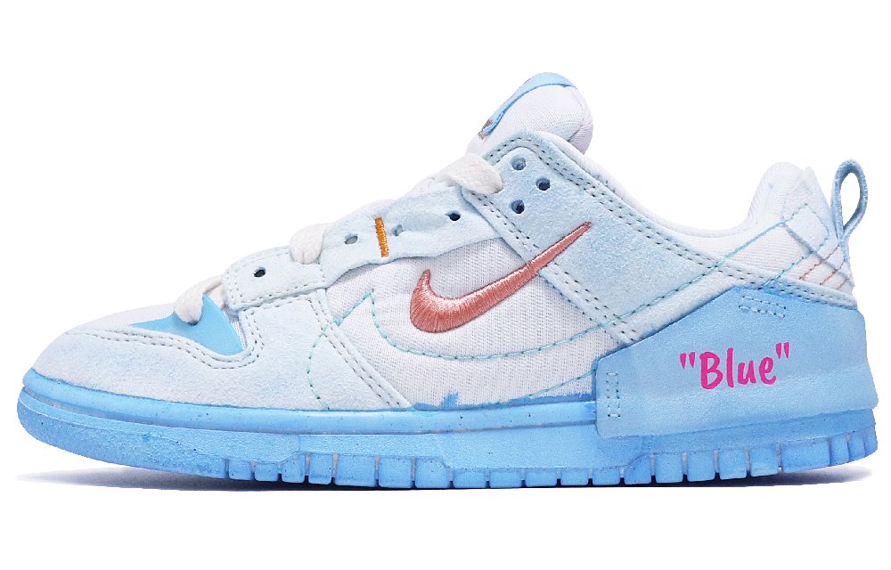 Nike Dunk Non slip Lightweight Low Top Skateboard Shoes Women's Blue