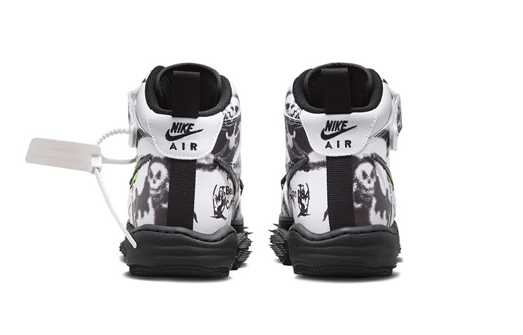 Nike X Off White Air Force 1 Mid 'Grim Reaper' купить в интернет-магазине Yoocart с быстрой доставкой по России.