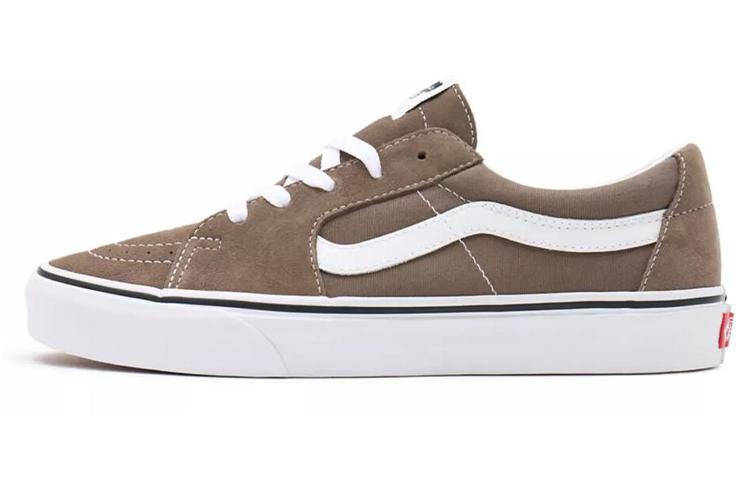 Vans SK8 Low Breathable Wear resistant Non Slip Low Tops Casual Skateboarding Shoes Unisex Brown