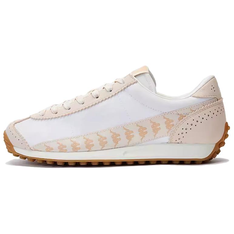 Kappa Anti-Slip Wear-Resistant Low-Top Casual Shoes Women's White Pink