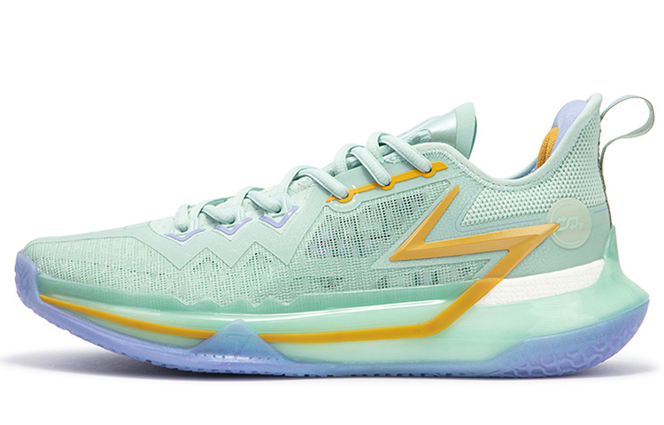 361° Big 3 Future Basketball Shoes Men's Low top Bleached Light Green/Iris купить в интернет-магазине Yoocart с быстрой доставкой по России.