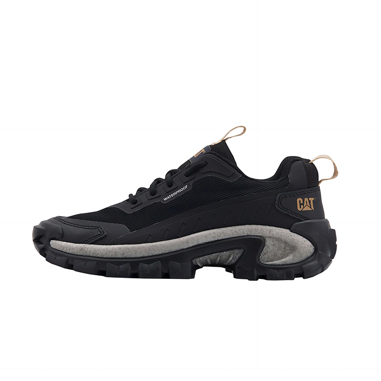CAT Cushioned Slip-Resistant Low-Top Outdoor Shoes Unisex Black