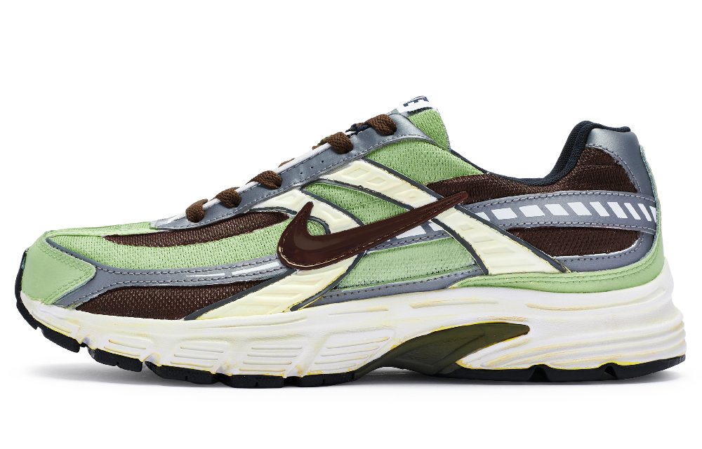 Nike Initiator 811 Manufactured, Matcha Egg Tart Cushioning Low Top Running Shoes Men's Green Brown
