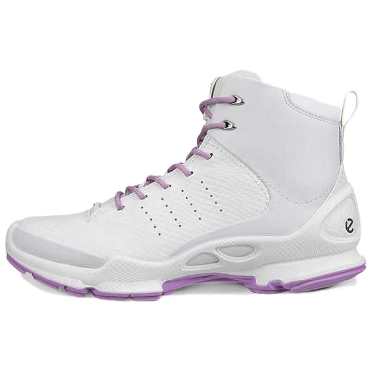 Ecco Biom C High-Top Casual Shoes Women's White Purple