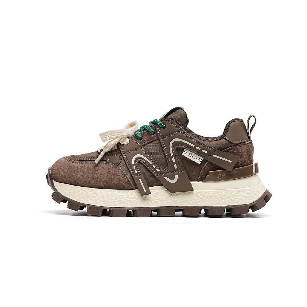 EBLAN Low-Top Casual Shoes Women's Brown