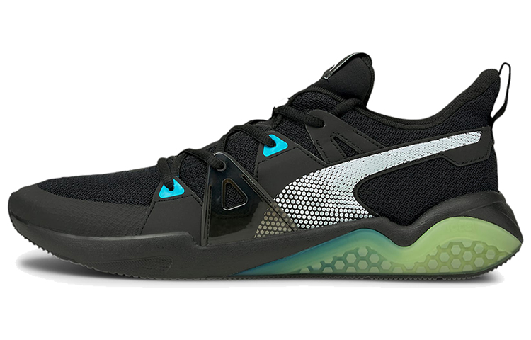 PUMA Cell Fraction Fade Running Shoes Black/Green/White