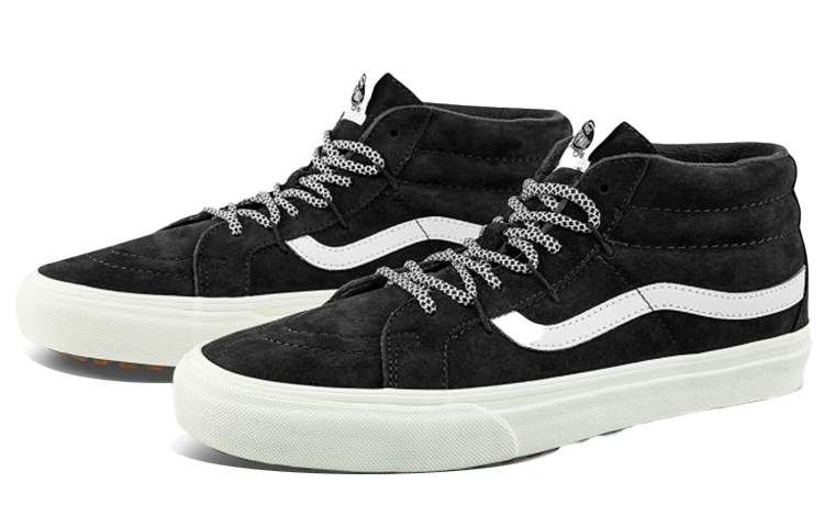 Vans Sk8 mid Reissue Ghillie Mte Shoes Black/White