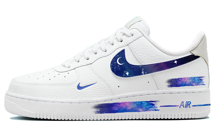 Nike Air Force 1 Skateboard Shoes Women's Low-Top White/Blue