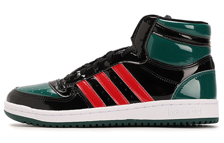 Adidas Originals Top Ten Black Green Red Patent