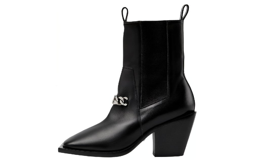 GUCCI Short Chelsea Boots Women's Black