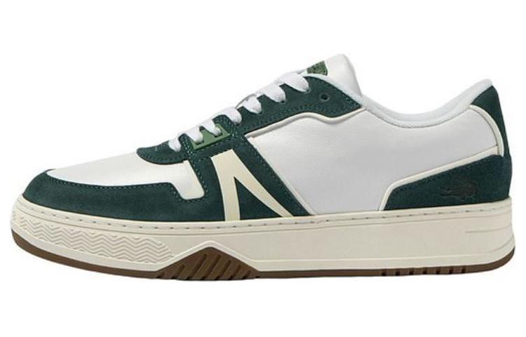 LACOSTE Low Top Skateboard Shoes Men's White Green