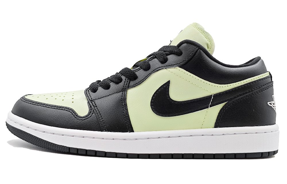 Jordan Air Jordan 1 Anti-Slip And Wear-Resistant Lightweight Low-Top Vintage Basketball Shoes Women's Green