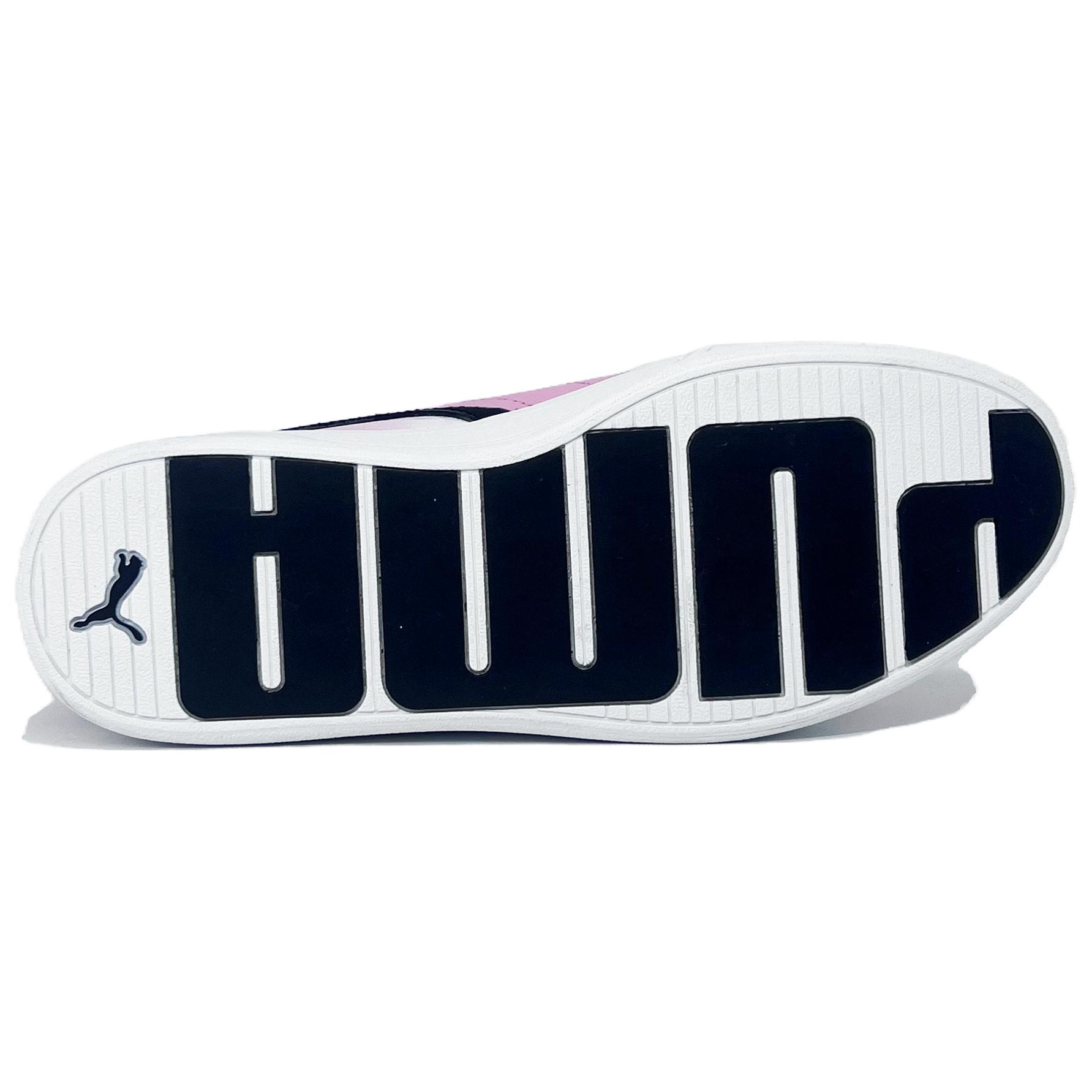 PUMA Skye Abrasion Resistant Height Increasing Low Top Skateboard Shoes Women's White Pink купить в интернет-магазине Yoocart с быстрой доставкой по России.