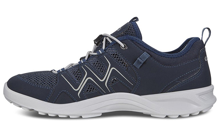 Ecco Hot Cool Lightweight Collection Breathable Low-Top Sports Casual Shoes Men's Dark Blue